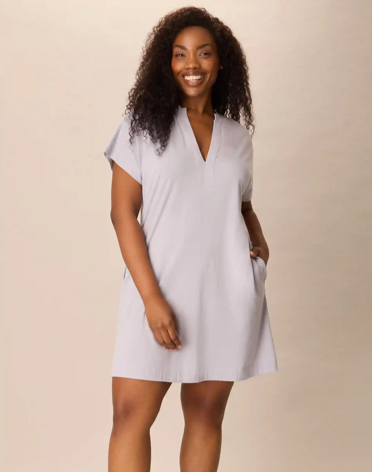 Playtex Women's Cotton-Stretch Nightgown, Moisture-Wicking Sleep Shirt, Loungewear