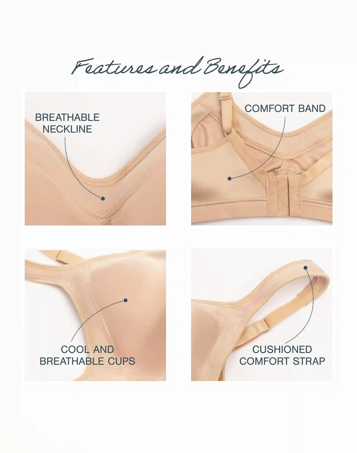 Playtex 18 Hour Active Breathable Comfort Wireless Bra