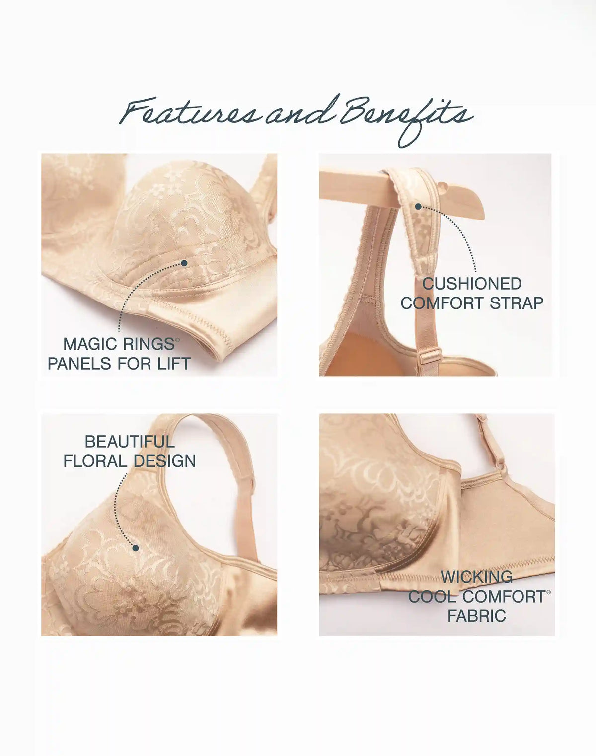 Playtex 18 Hour Ultimate Lift &amp; Support Wireless Bra, 2-Pack